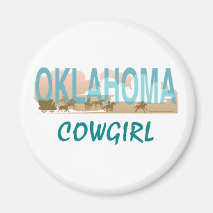 Aimant Cow-girl de l'Oklahoma de PIÈCE EN T
