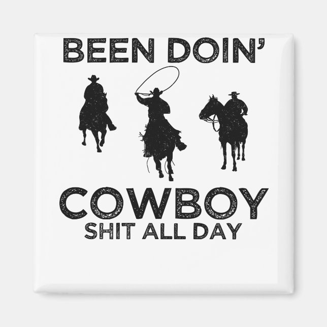 Aimant cowboy (Devant)