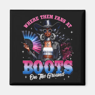 Aimant Cowgirl sur le terrain bottes femme noire Afrique