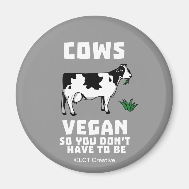 Aimant Cows Vegan So (Devant)