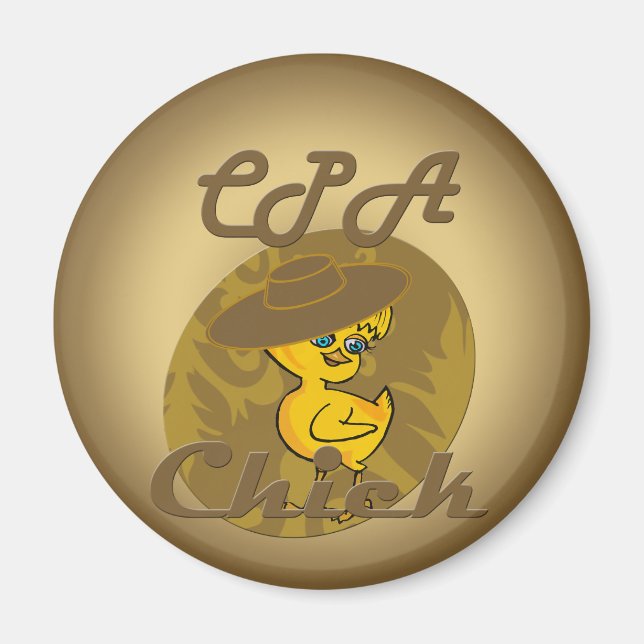 Aimant CPA Chick #6 (Devant)