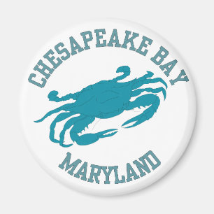 Aimant Crabe bleu de la baie Chesapeake