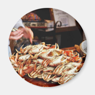Aimant Crabe de Dungeness au quai de Fishermans en San