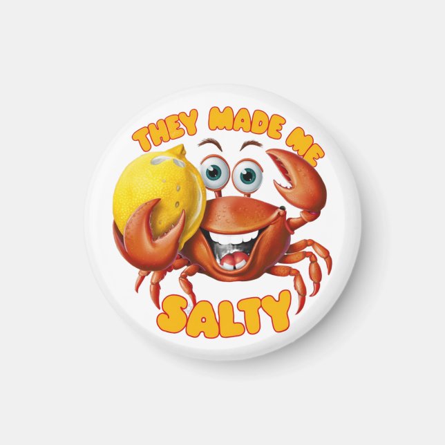 Aimant Crabe drôle (Devant)