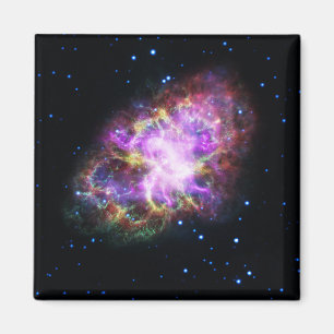 Aimant Crabe Nebula Supernova Remnant Hubble Composite