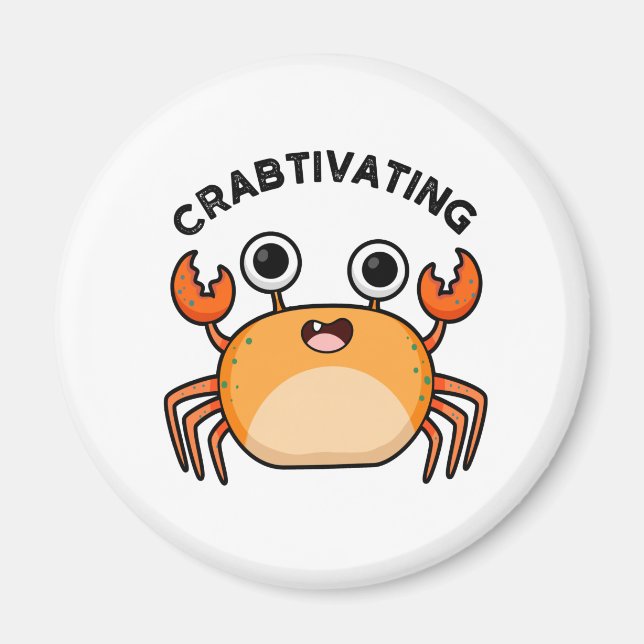 Aimant Crabétiser un touron de crabe amusant (Devant)