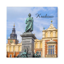 Cracovie, Un monument de Mickiewicz, Pologne, aima