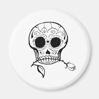 Aimant Crâne à sucre Día de los Muertos
