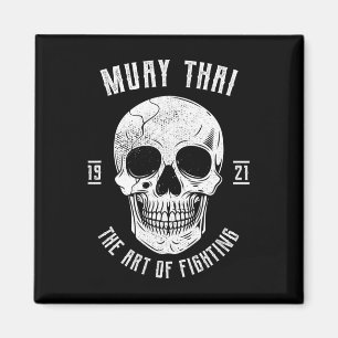 Aimant Crâne de Muay Thai - Boxe thaïlandaise et kickboxi