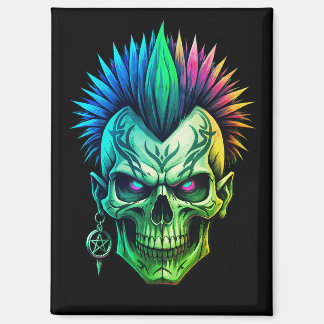 Aimant Crâne Tribal