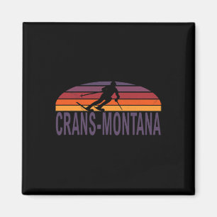 Aimant Crans-montana Swiss Alpes Suisse Ski Snowboard