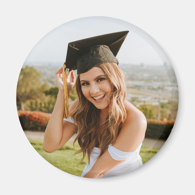 Aimant Create Your Own Custom Graduate Photo (Devant)