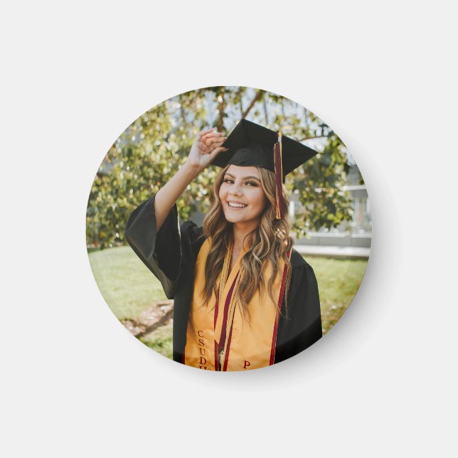 Aimant Create Your Own Custom Graduate Photo (Devant)