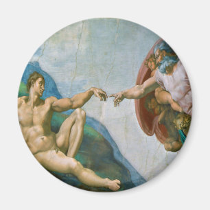 Aimant Création d'Adam - Michel-Ange 1475 - 1564
