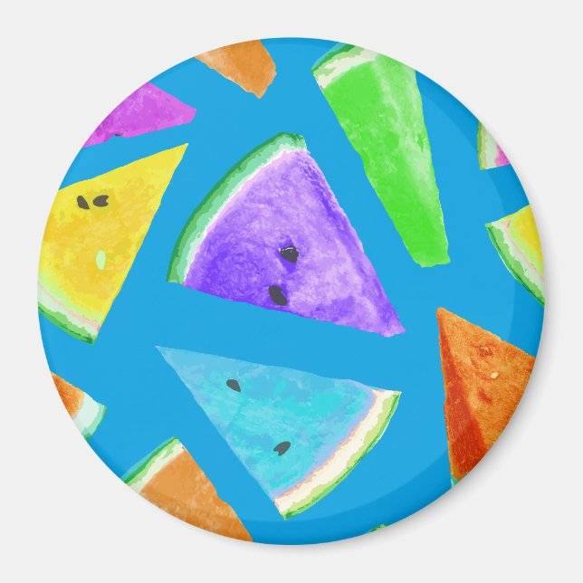 Aimant Création de Motif de pastèque 10 (Devant)