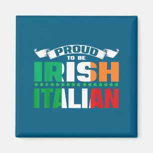 Aimant Création de patrimoine italo-irlandais Fière d'êtr