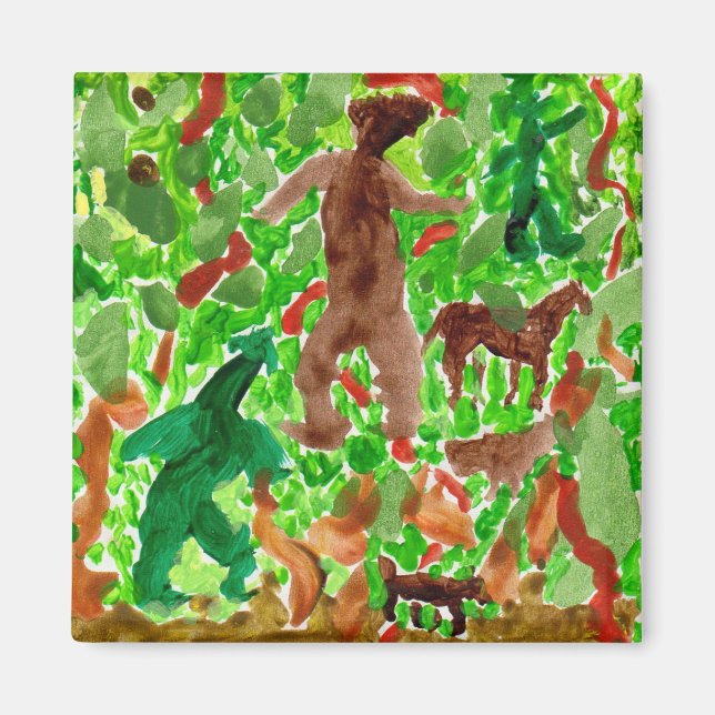 Aimant Créatures dans l'aimant forestier profond (Devant)
