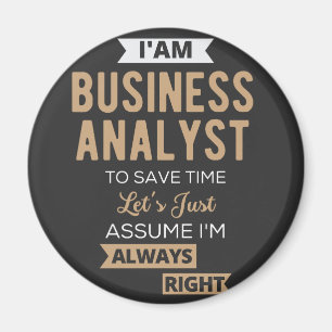 Aimant créer un analyste d'entreprise pour gagner du temp