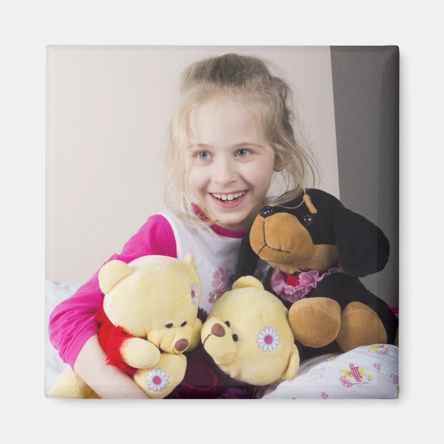 Aimant Créez-votre-photo | (Devant)