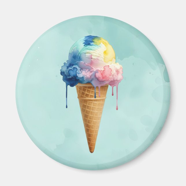 Aimant Crème Glacée (Devant)