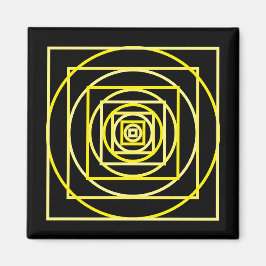 Aimant Crème jaune clair jaune Noir