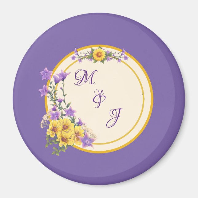 Aimant Crème Spring Garden Collection (Devant)