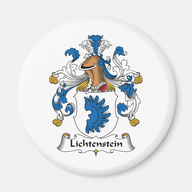 Aimant Crest de la famille Lichtenstein (Devant)