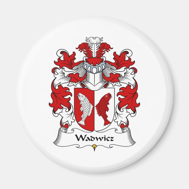 Aimant Crest de la famille Wadwicz (Devant)