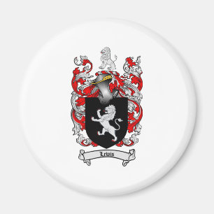 Aimant Crête de famille de Lewis - manteau de Lewis des