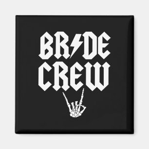 Aimant Crew Rock N Roll Gothique Halloween Par Bacheloret