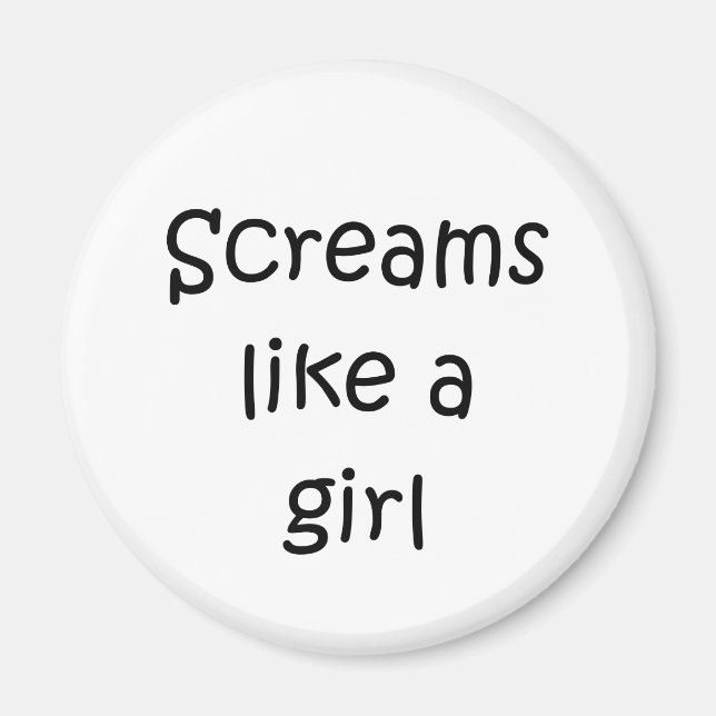 Aimant Cri Comme Une Fille (Devant)