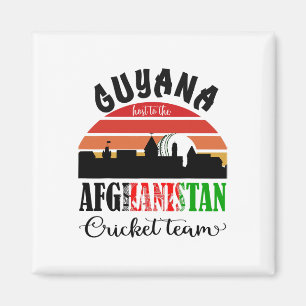 Aimant Cricket T20 Guyana Accueille l'équipe de cricket d
