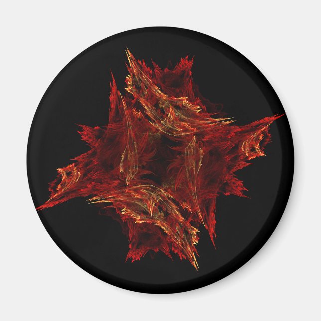 Aimant Cristaux rouges (Devant)