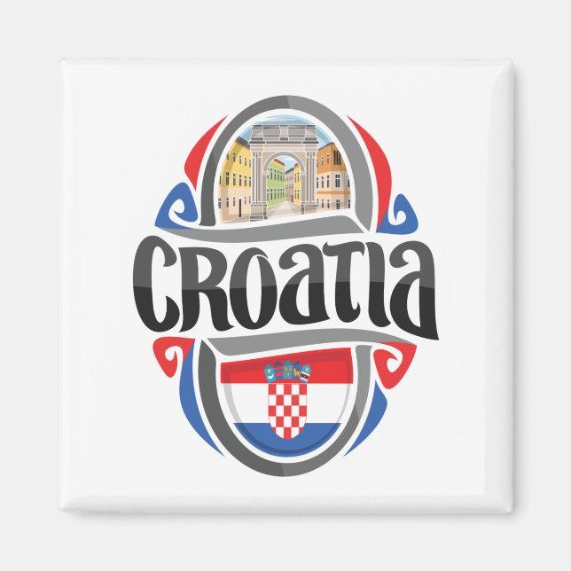 Aimant Croatie (Devant)