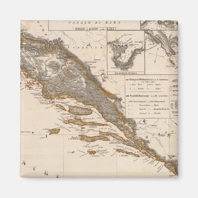 Aimant Croatie (Devant)