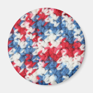 Aimant Crochet bleu blanc rouge