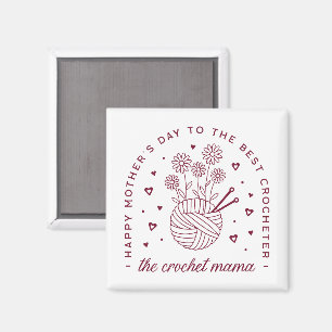 Aimant Crochet maman crochet maman mère heureux mères jou