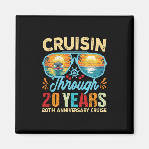 Aimant Croisière à travers 20 ans 20e anniversaire de mar