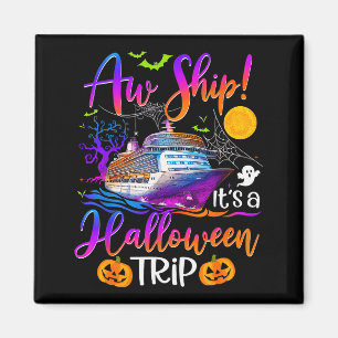 Aimant Croisière de la fête d'Halloween en famille Aw Shi