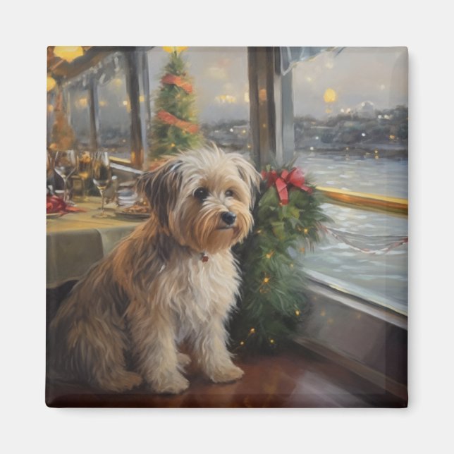 Aimant Croisière de Noël Biewsome Terrier : Pawsome Holid (Devant)