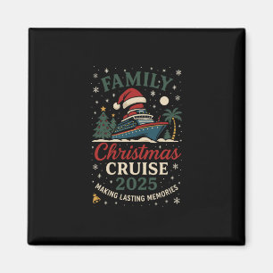 Aimant Croisière de Noël en famille drôle 2025 Voyage de