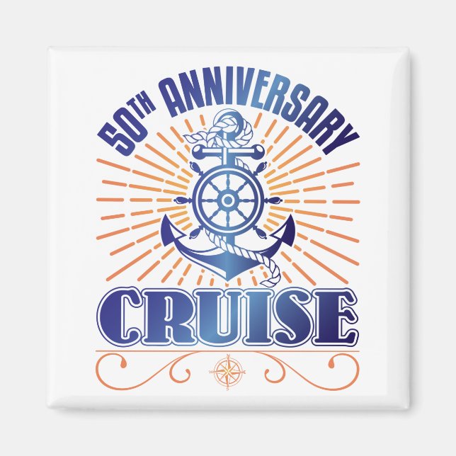 Aimant Croisière du 50e anniversaire (Devant)