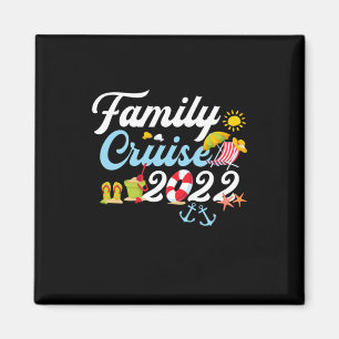 Aimant Croisière en famille 2022 Fête de vacances en fa