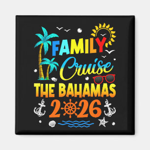 Aimant Croisière familiale aux Bahamas 2026 Été Vacances 