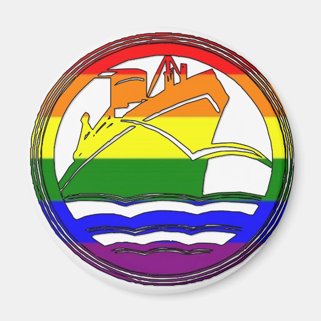 Aimant Croisière gay 2 (Devant)