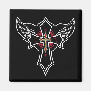 Aimant Croix chrétienne