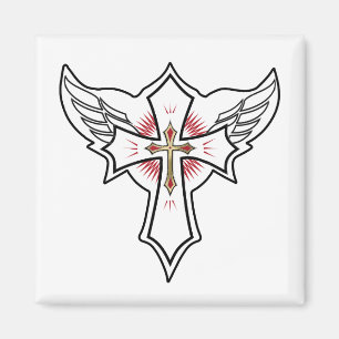 Aimant Croix chrétienne
