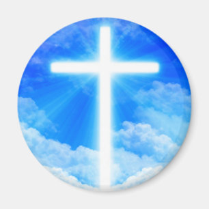 Aimant Croix de lumière Jésus-Christ chrétien personna