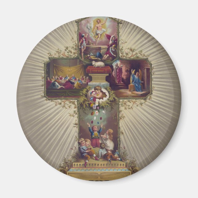 Aimant Croix de Pâques (Devant)