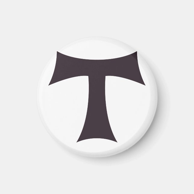 Aimant Croix de Tau Saint Anthony (Devant)